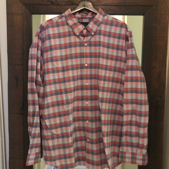 American Eagle long-sleeve check button-up shirt - Picture 2 of 6